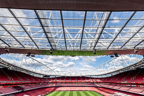 A clear advantage - Polycarbonate and GRP in Stadium Design image