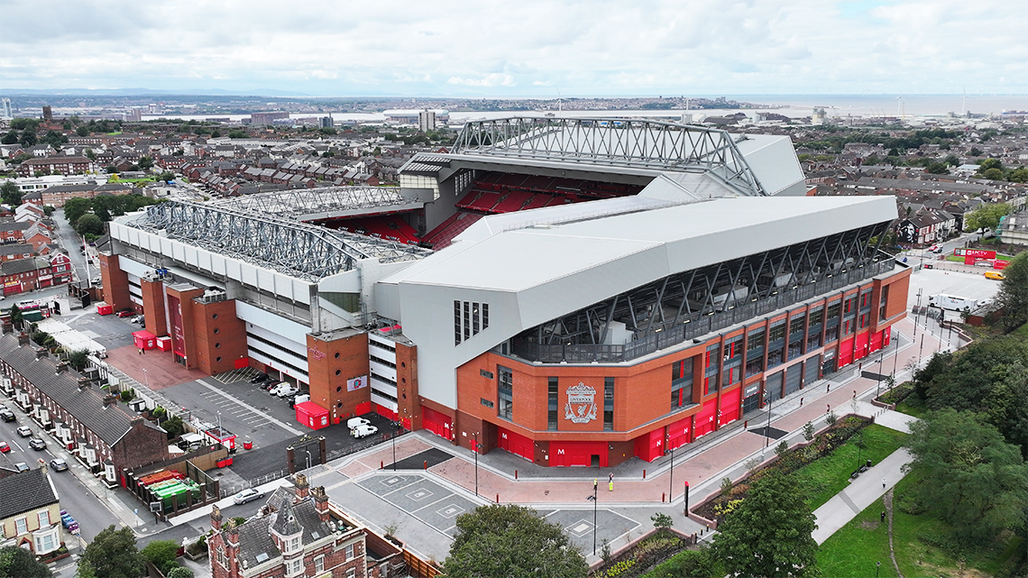 Anfield Stadium (Liverpool FC – Anfield Road stand)