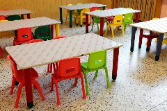 Marvec FS was used as the base for these anti-microbial school desk tops - Image 17446