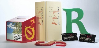 Foamalux – foam PVC, with its many coloured options, is easy to form into a variety of POS items - Image 2272