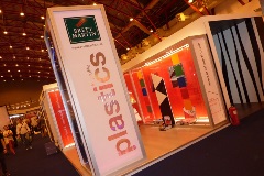 Marcryl FS acrylic sheet used to create a stand at the 100% Design Show - Image 6657