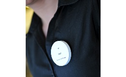 Foamalux White used to create staff ID badges at the Restaurant and Bar Design Awards - Image 2231