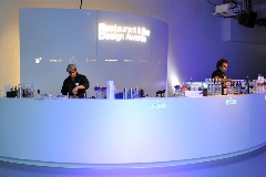 Foamalux White used to create a temporary bar area at the Restaurant and Bar Design Awards - Image 2232
