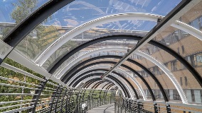 Marlon FSX giving UV protection at the Queens Medical Centre walkway - Image 15685