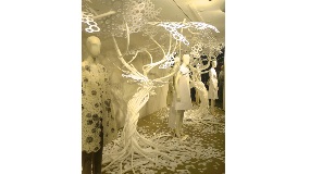 Foamalux White premium foam PVC used to create a window display for Joseph - Image 2218