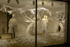 Foamalux White premium foam PVC used to create a window display for Joseph - Image 2219