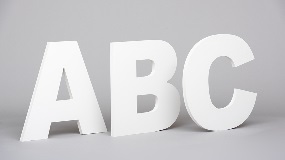 60cm tall letters cut out of 30mm Foamalux Calibre - Image 17495