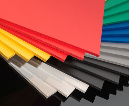 Rigid foam PVC plastics in profile 450x370