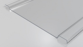 Marlon R Glaze Panel in Clear Tint