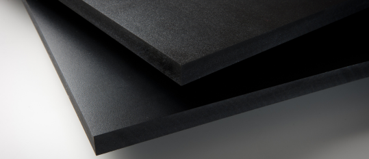 Foamalux Eco black PVC sheet