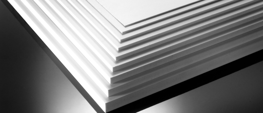 Foamalux Light Bio white PVC sheet