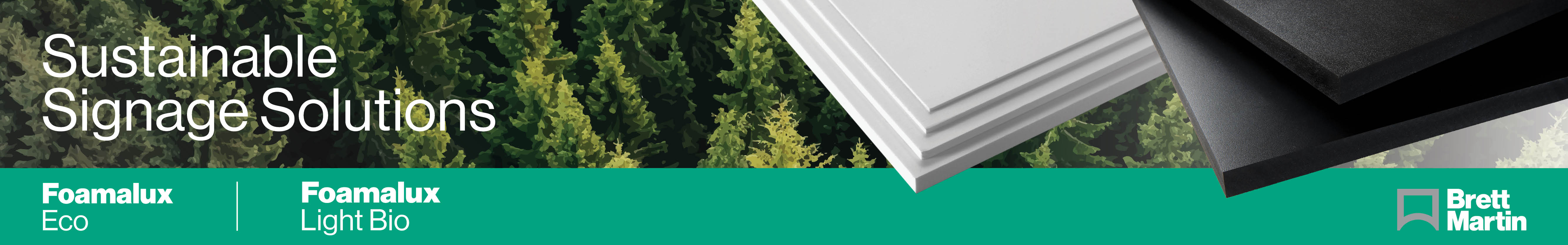 Sustainable Signage Solutions - Foamalux Eco and Foamalux Light Bio